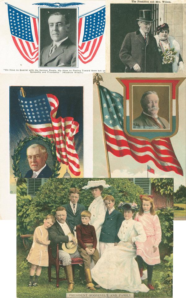 Group of 5 Political Postcards